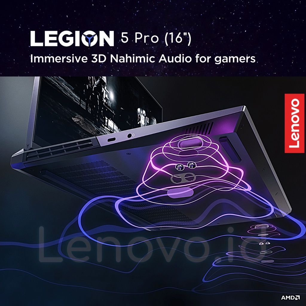 promo big shale laptop gaming Lenovo Legion 5 Pro 35ID AMD Ryzen 7 5800H Win11 16GB 512GB SSD 16"