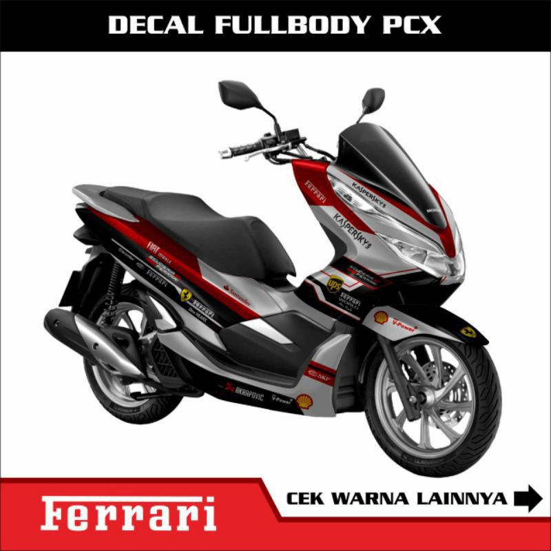 decal motor PCX / decal Honda PCX fullbody / sticker motor pcx