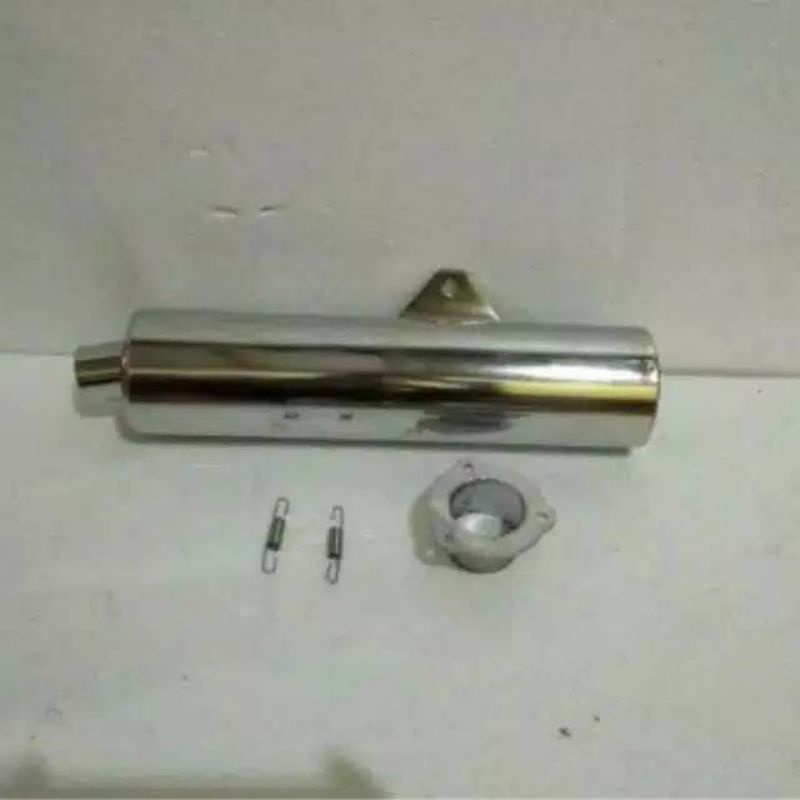 Knalpot CKD Bobokan Satria fu + Adaptor knalpot termurah terlaris satria fu