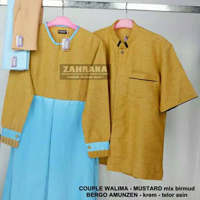 Gamis zahrana by couple gamis walima