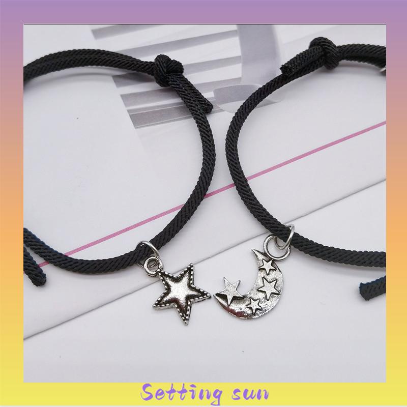 1 Pasang Gelang Tali Milan Dengan Magnet Untuk Pasangan TN