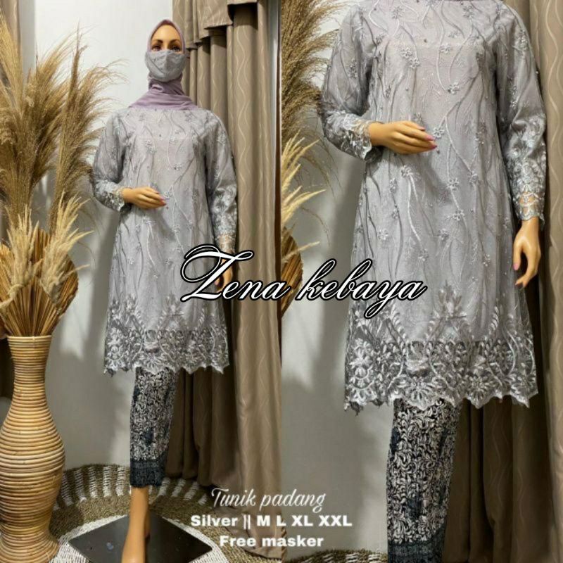 SET KEBAYA MODERN KEBAYA TUNIK TULLE KEBAYA WISUDA KEBAYA PESTA