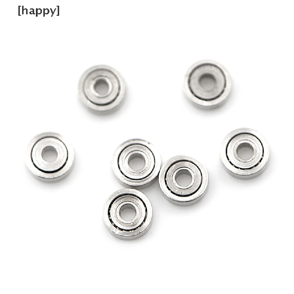 Ha 10pcs 681zz Bola Bearing Mini Bahan Metal Ukuran 1x3 X 1mm