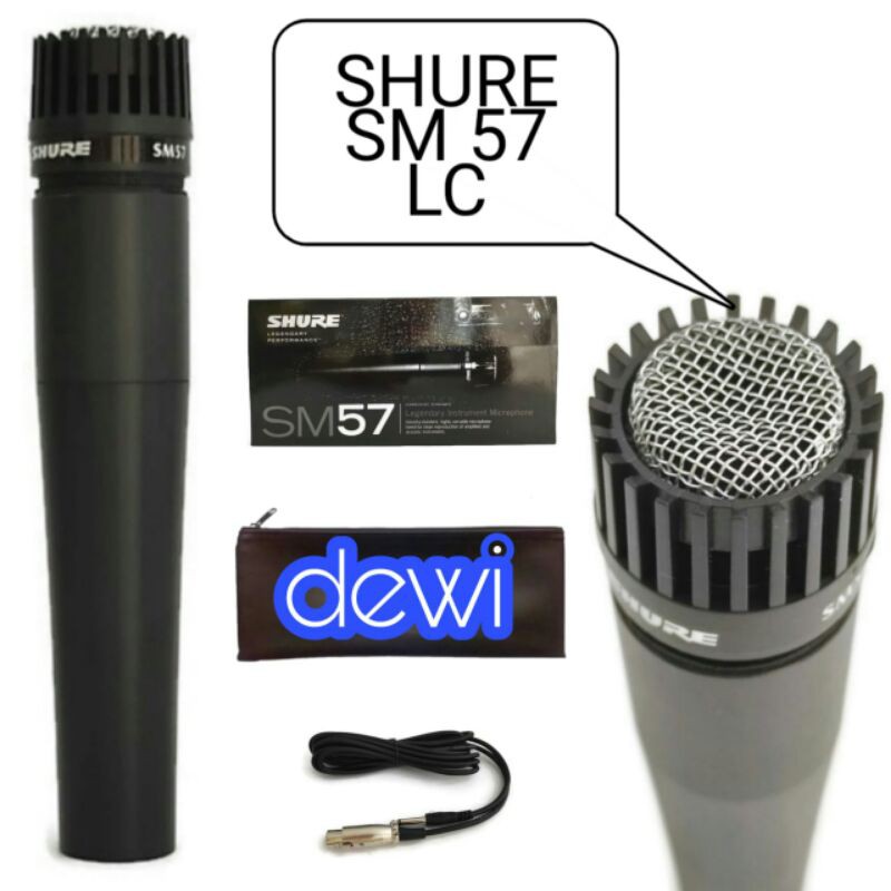 MIC SM 57 LC / MIC SM57 INSTRUMEN (TANPA SAKLAR ON OFF )
