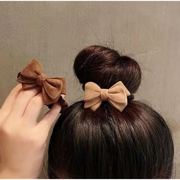 IKAT RAMBUT WANITA KOREA RETRO BENTUK PITA AKSESORIS KUNCIRAN RAMBUT PEREMPUAN IMPORT AK79