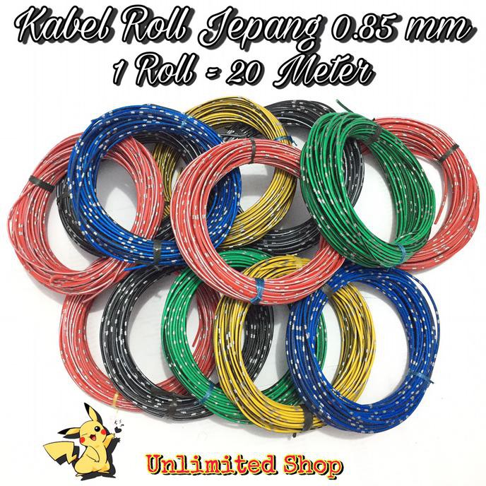 Kabel Bintik Jepang 0.85 Mm / Kabel Roll / Kabel Bodi Mobil & Motor