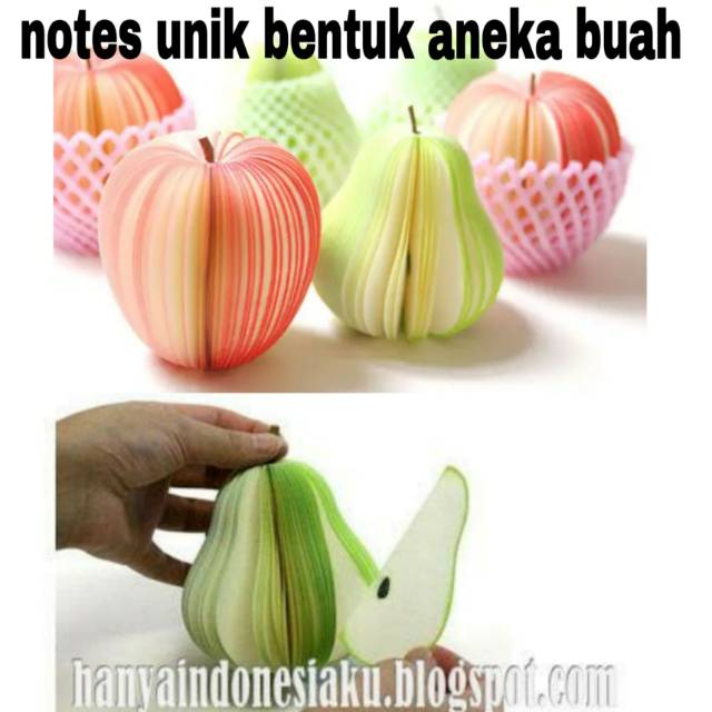 

HEBOH !! notes unik bentuk buah, notes buah fruit notes aneka jenis buah dan sayur
