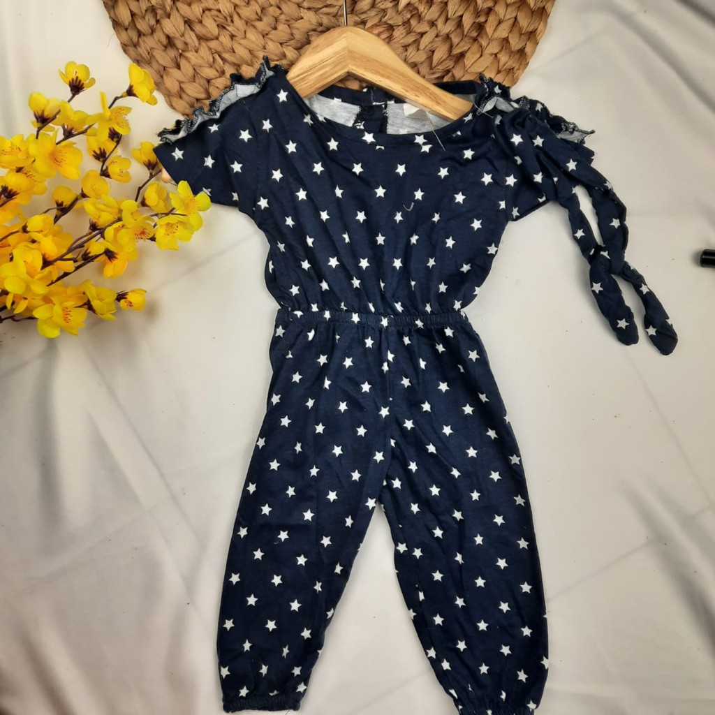 [PILIH MOTIF] JULIA JUMPSUIT ANAK PEREMPUAN BY LITTLE KODA FREE HEADWRAP UNTUK USIA 0-18 BULAN