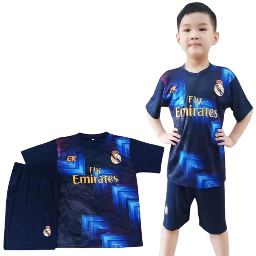 Setelan Bola Anak 8-13 Tahun/ Jersey Anak Laki Laki / Setelan Jersey Bola Terbaru / Kaos Bola Anak T