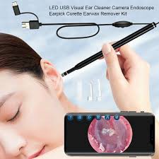 Kamera Korek Kuping 3 IN 1 / Camera Endoscope HD Visual USB Earpick [SS]