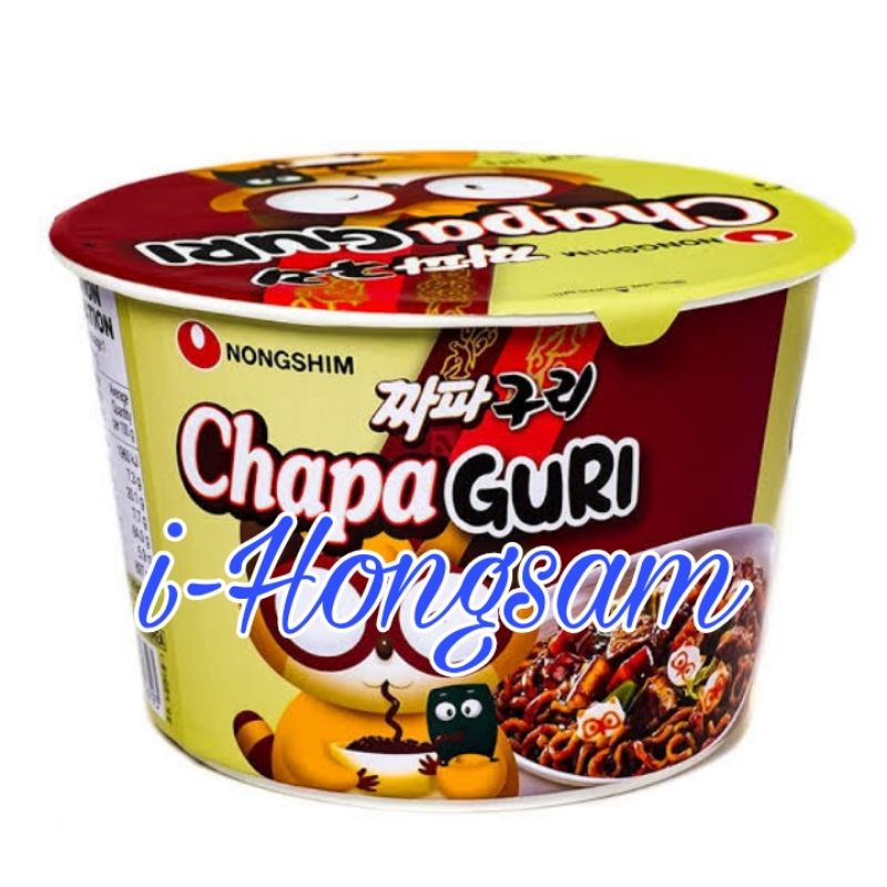 

NONGSHIM Big Bowl Chapa Guri /Mi Goreng Dengan Saus Kedelai Hitam 114Gr