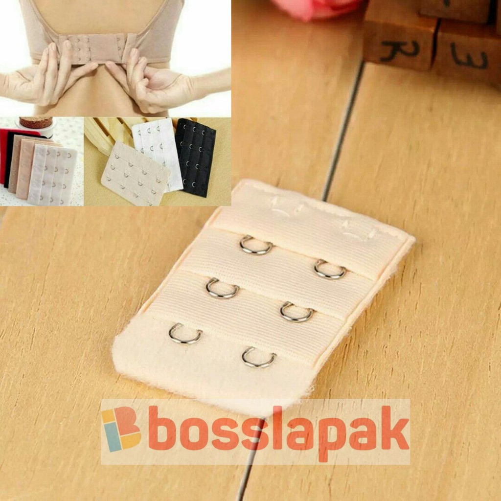 TERLARIS Penyambung Bra 2 Kait / 3 Kait BH / Bra Extension 2 Baris