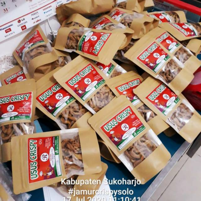 

Paket 10 pcs Usus Crispy 9 varian rasa