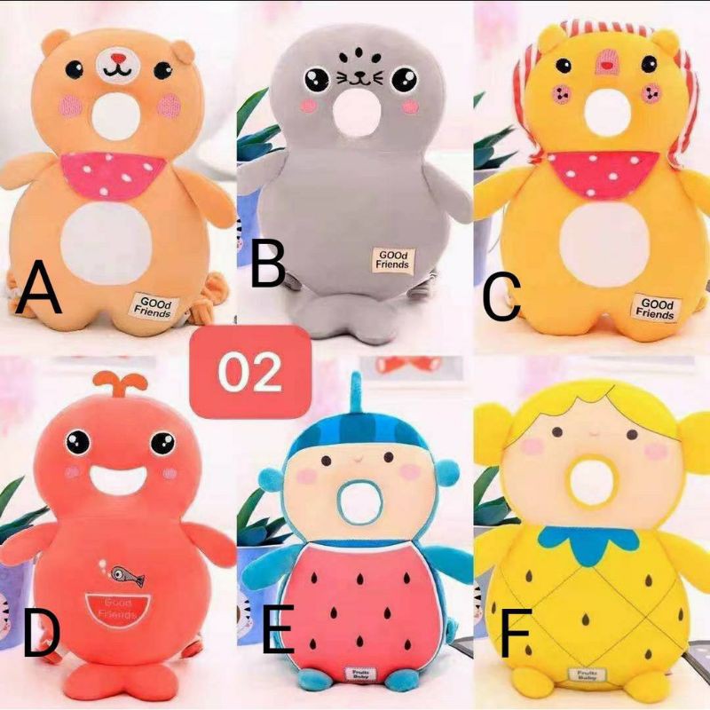 Bantal pelindung kepala bayi bahan premium lembut bantalan tidur kepala bayi balita