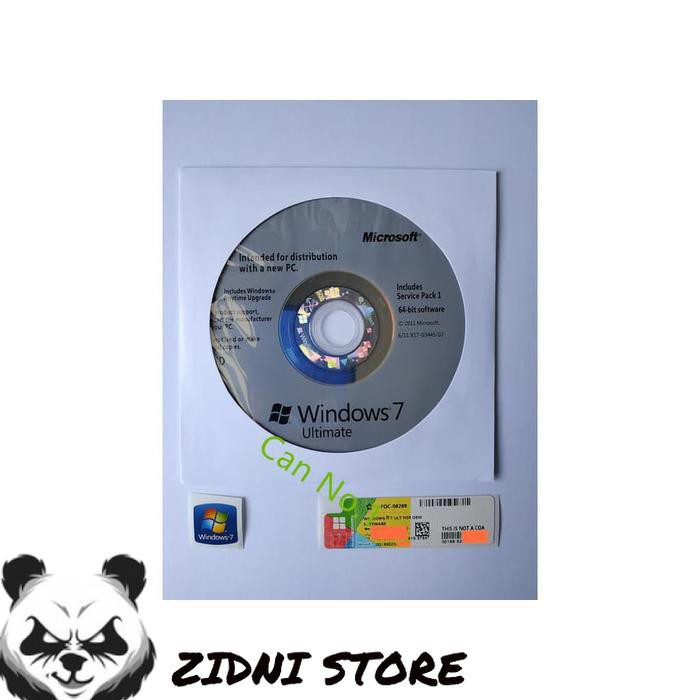 SOFTWARE APLIKASI SWA1279 COA WINDOWS 7 ULTIMATE SP1 OEM 64BIT ORIGINAL