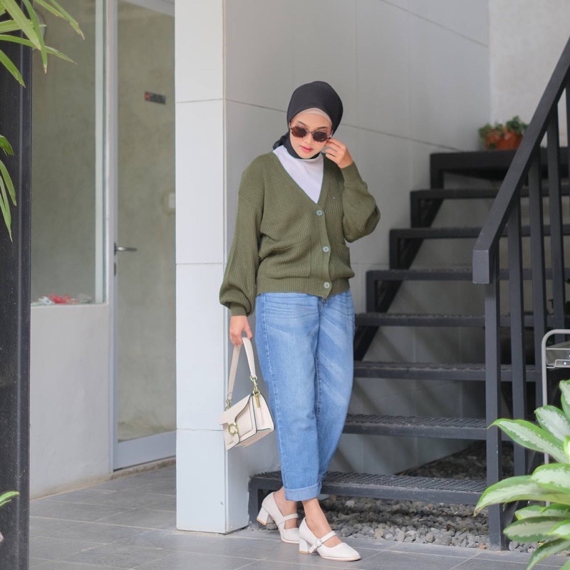 Pavlina Knit Cardigan / Cardigan Outer Rajut Wanita