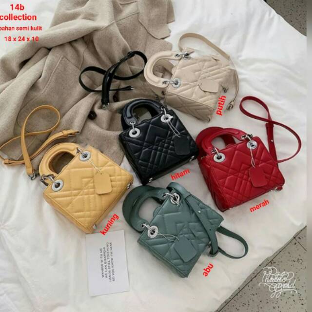 Rully68_Tas Selempang DlOR mini / Tas wanita kekinian / Tas kore/Tas murah