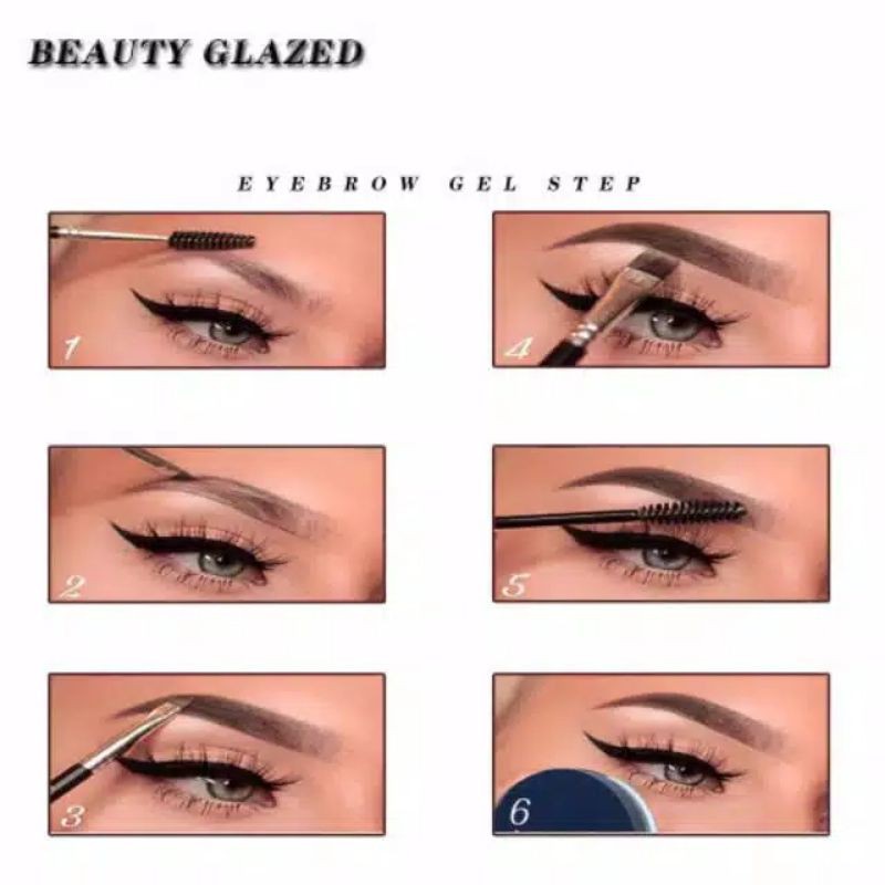 Eyebrow gel beauty glazed original