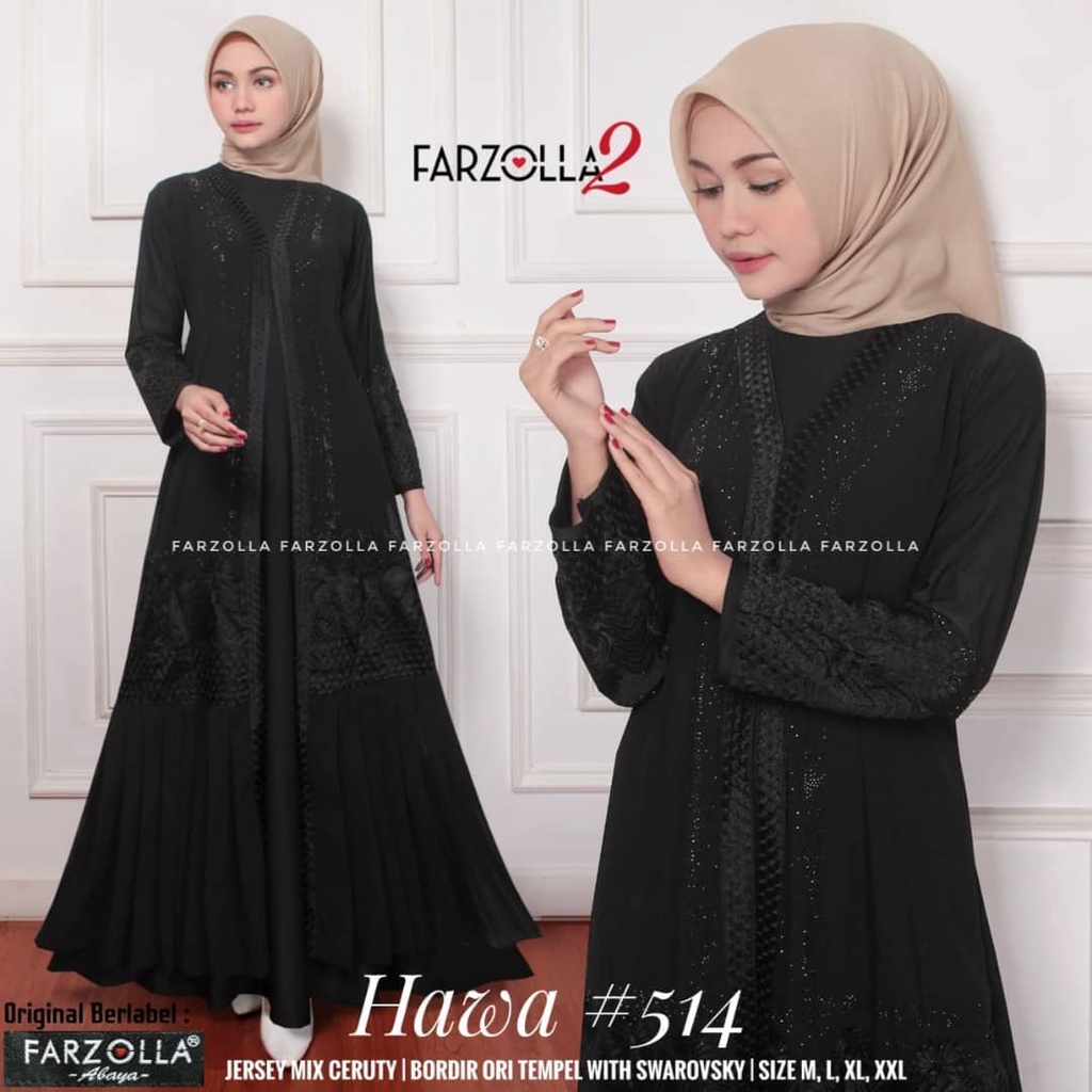 GAMIS ARABIAN HITAM ABAYA TURKEY DESAIGN TERBARU