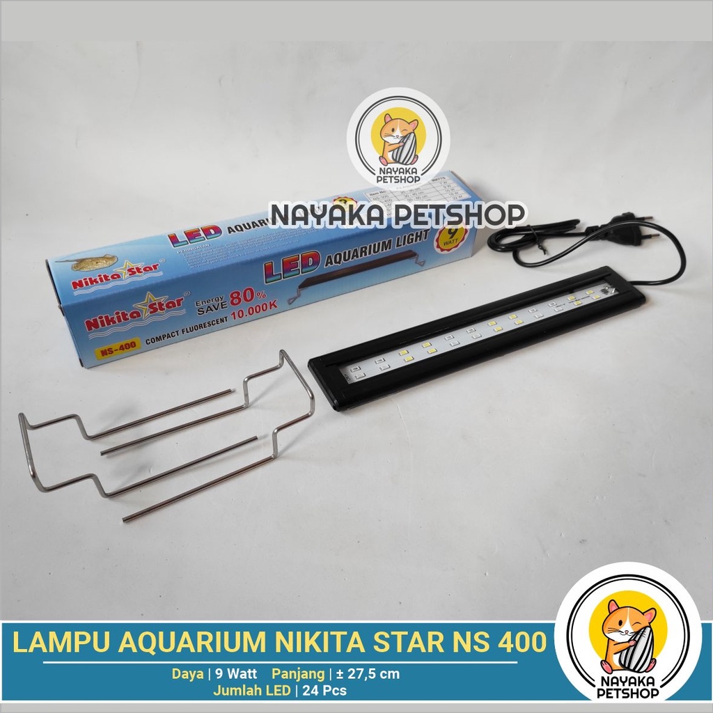 Nikita Star NS 400 40 cm Lampu Led Aquascape Aquarium