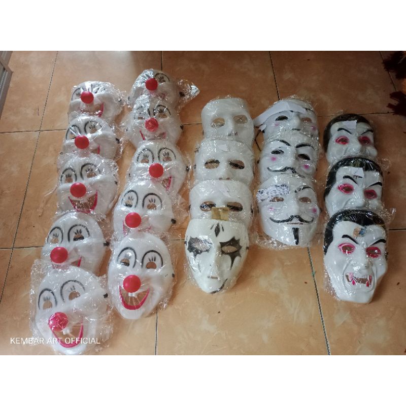 topeng / topeng lucu / topeng karakter / topeng badut