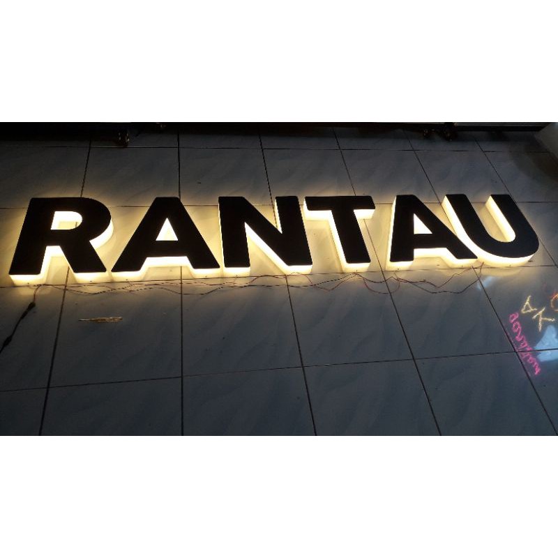 Huruf Akrilik Lampu - Homecare24