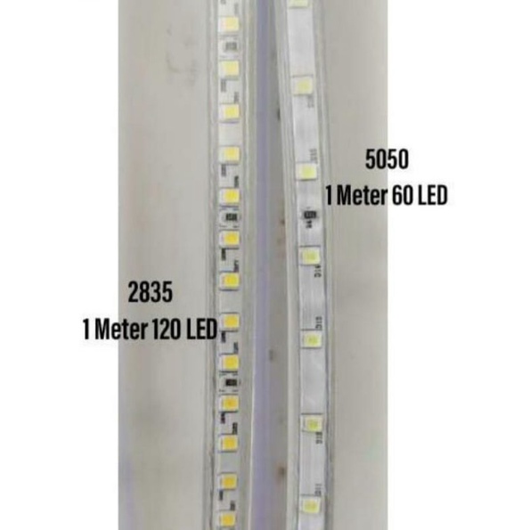 Lampu LED Strip Selang 2835/120LED 220V Per Meter 120Mata LED Water Proof