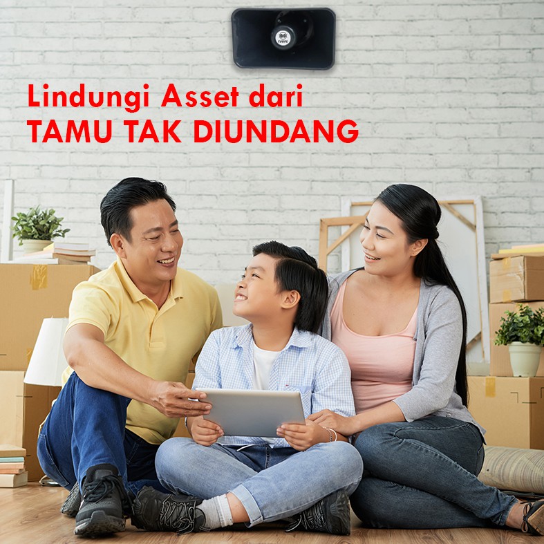 Sirine alarm rumah anti maling home security alarm automatic otomatis GARANSI 5 TAHUN SERVIS