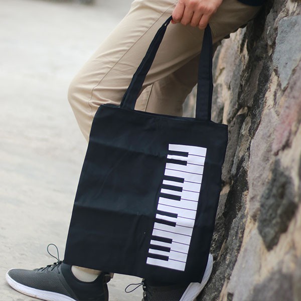 Totebag Tas Wanita Tas Tote SPNB Kanvas PIANO