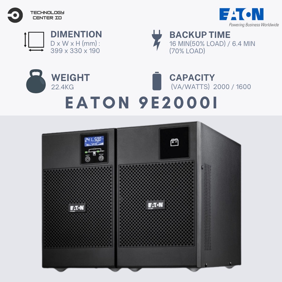 Eaton 9E UPS 1000-3000VA - 9E2000i - Eaton 9E2000i