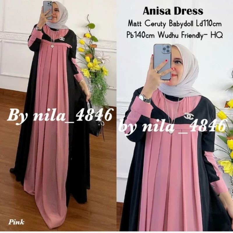 gamis anisa dress annisa dress anisa maxy