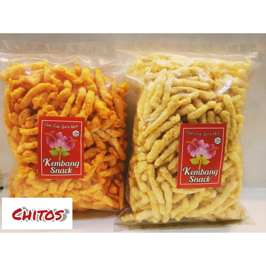 

KUE KERING-STICK CHITOS RASA JAGUNG KEJU KEMASAN 250GR-KEMBANG SNACK