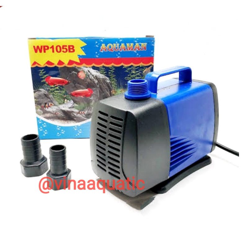 POMPA AQUARIUM CELUP WATER PUMP AQUAMAN WP 105B MESIN POMPA KOLAM IKAN BESAR