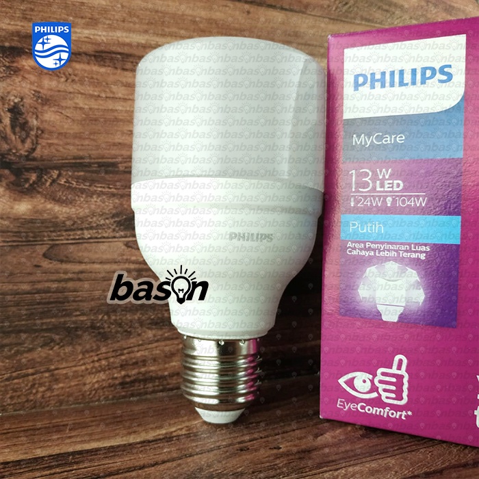 PHILIPS LED Bright 13W Multipack - isi 3 buah Bohlam Lampu LED E27