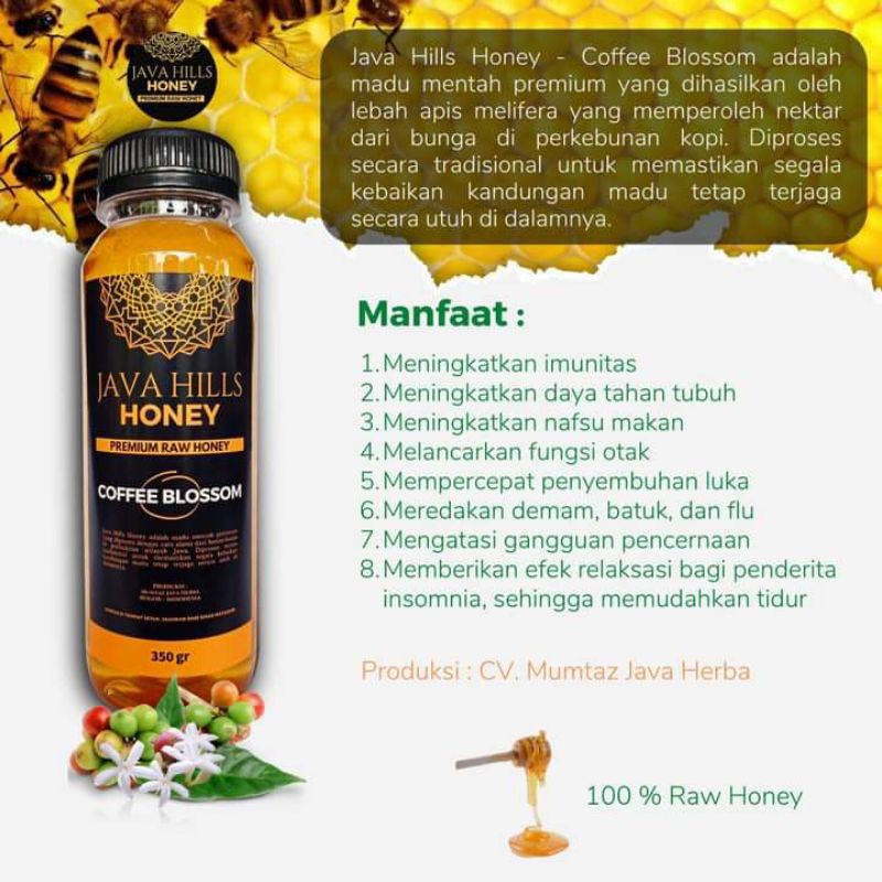 

Madu Coffe Blossom Mumtaz JAVA HILLS HONEY