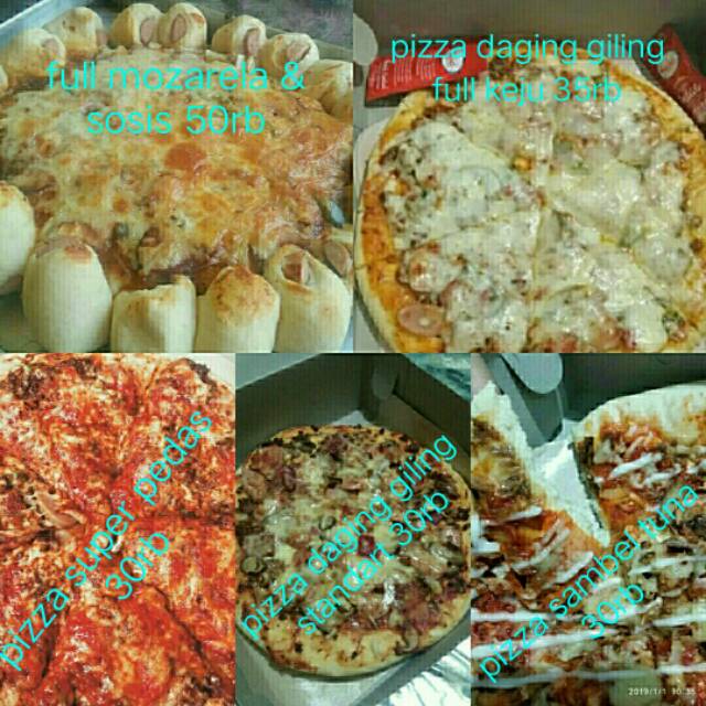 

Pizza frozen daging giling full keju