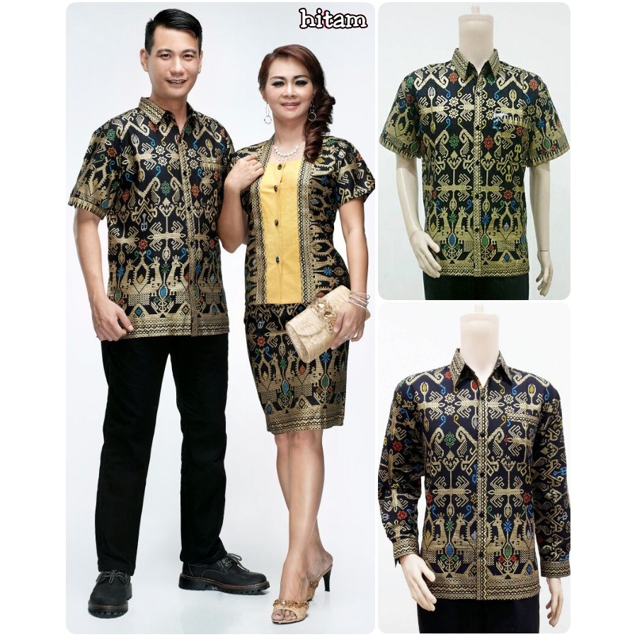 BATIK KELUARGA FAMILY COPLE SARIMBIT SERAGAM TERBARU AYAH IBU ROK N BLUS NARITA PRODO PENDEK HITAM