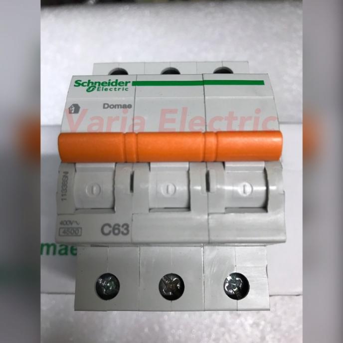 MCB Schneider Domae 3 phase / 50/63 Ampere / 50A/63A (SNI)