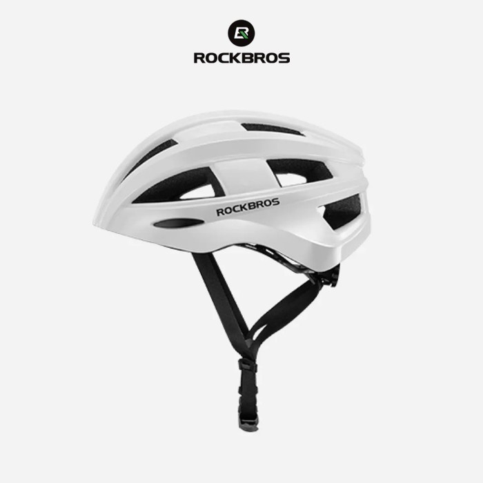 ROCKBROS ZK-013 Bike Ultralight Helmet - Helm Sepeda - WHITE BEST SELLER