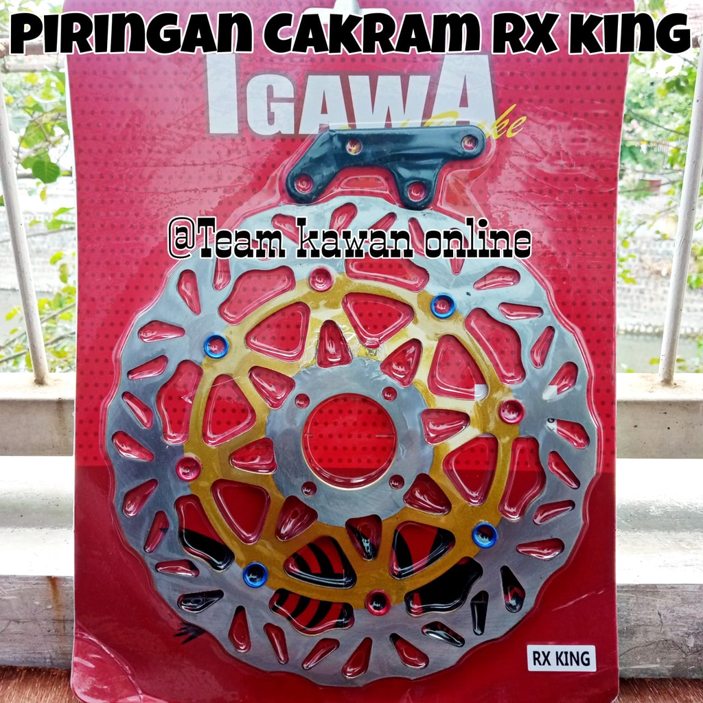 PIRINGAN CAKRAM RX KING NEW 300mm set breket IGAWA