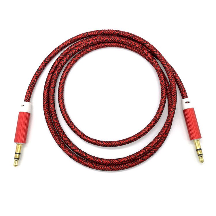 【33LV.ID】 Murah～kabel aux/audio meta 1m 1×1 jack 3.5mm xh-01