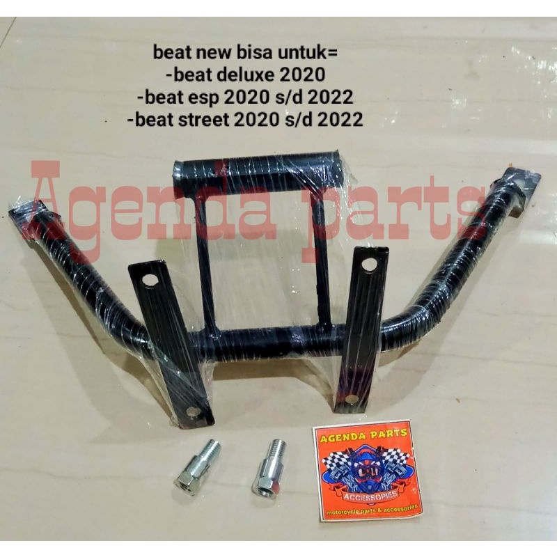 breket visor dudukan visor honda matic- beat karbu-beat fi-beat esp-beat street-vario 110-Bonus baut peninggi spion