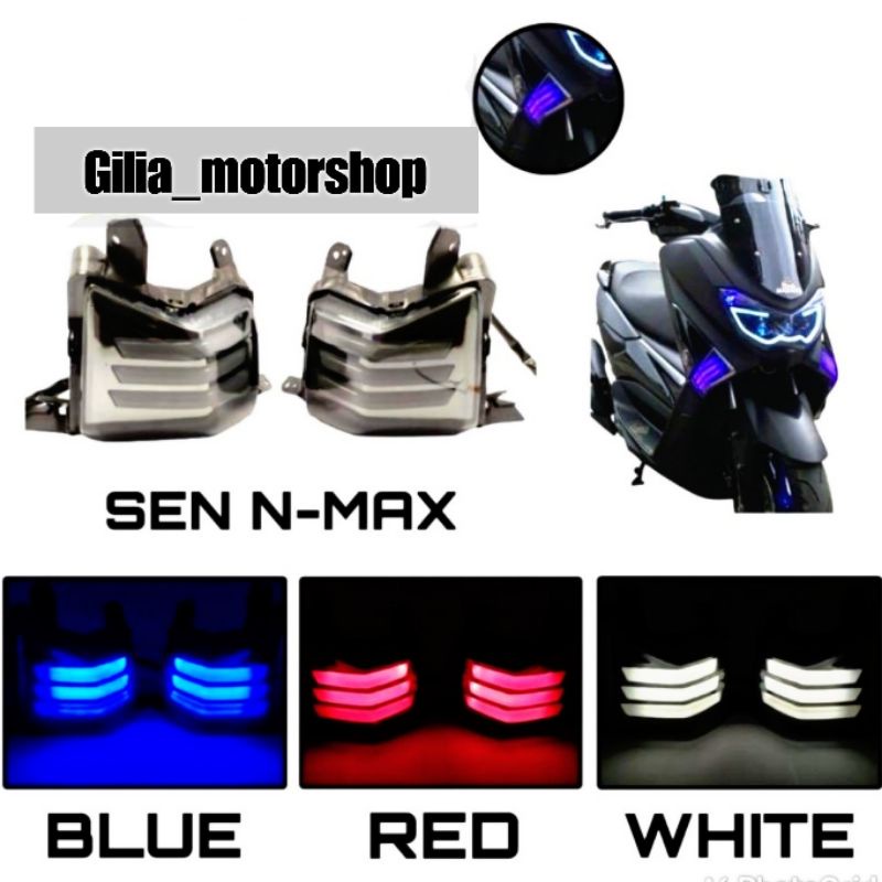 Lampu Sen Nmax Lampu Sein Nmax Old Depan Led Variasi Plus Senja Biru Merah Putih