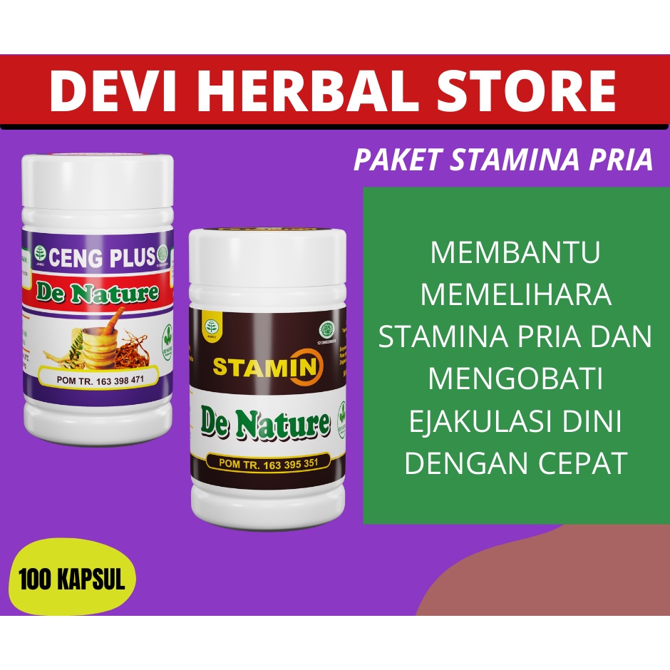 Kapsul Stamina Pria / Ejakulasi Dini / Lemah Syahwat / Herbal Ampuh