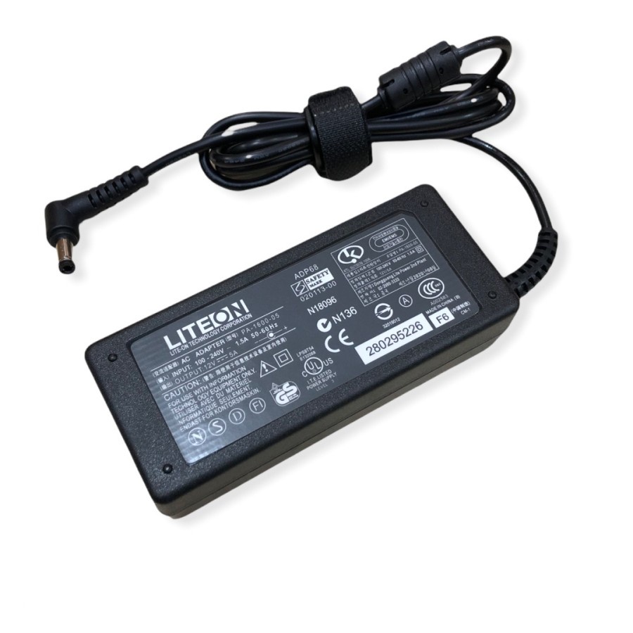 Adaptor Universal untuk Monitor Led / LCD 12V - 5A jack 5.5*2.5 (1893)