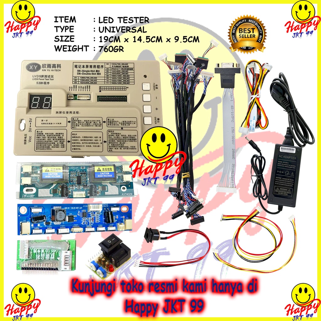 XY PANEL LED TESTER LCD TESTER SCREEN TESTER LAPTOP TV COMPUTER SUPPORT 7-65