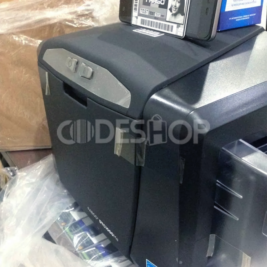 Printer ID Card Fargo DTC-1000Me Single Side Printer Kartu Cetak Monokrom