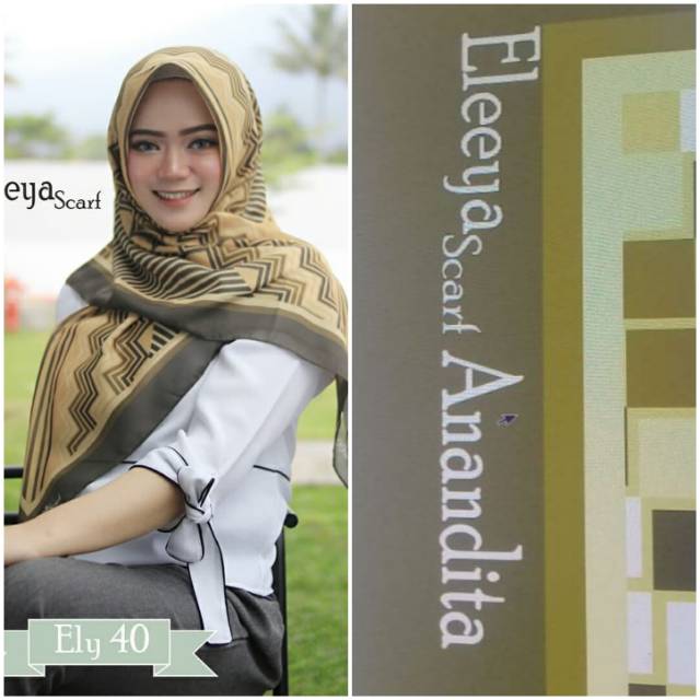 Eleeya Scarf EXCLUSiVE INITIAL NAME 37 - 55 II ELEEYA SCARF