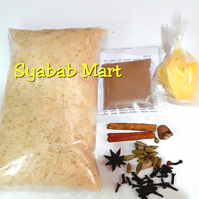 

Produk Terbaik - Basmati 1 Kg + Bumbu Kebuli Khas Yaman Siap Masak Bukan Briyani Mandhi