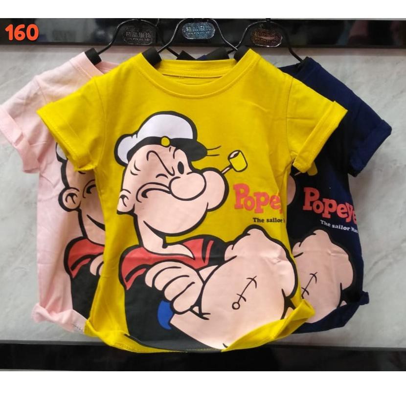 вeѕт ѕellerѕ BR17512 - POPEYE KAOS ANAK TSHIRT BAJU ATASAN KIDS LAKI-LAKI LENGAN PENDEKMURAH ⁘